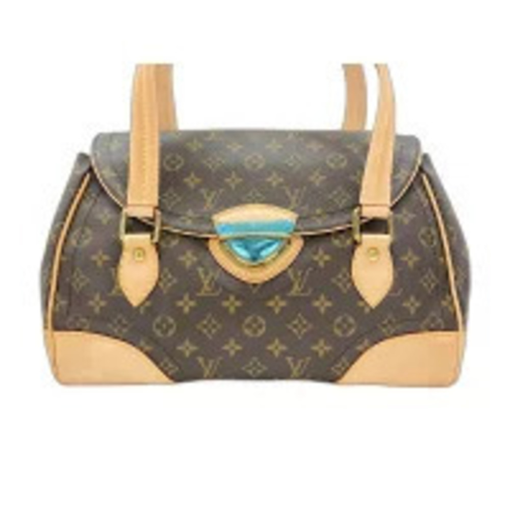 Louis Vuitton Monogram Beverly Handbag Brown